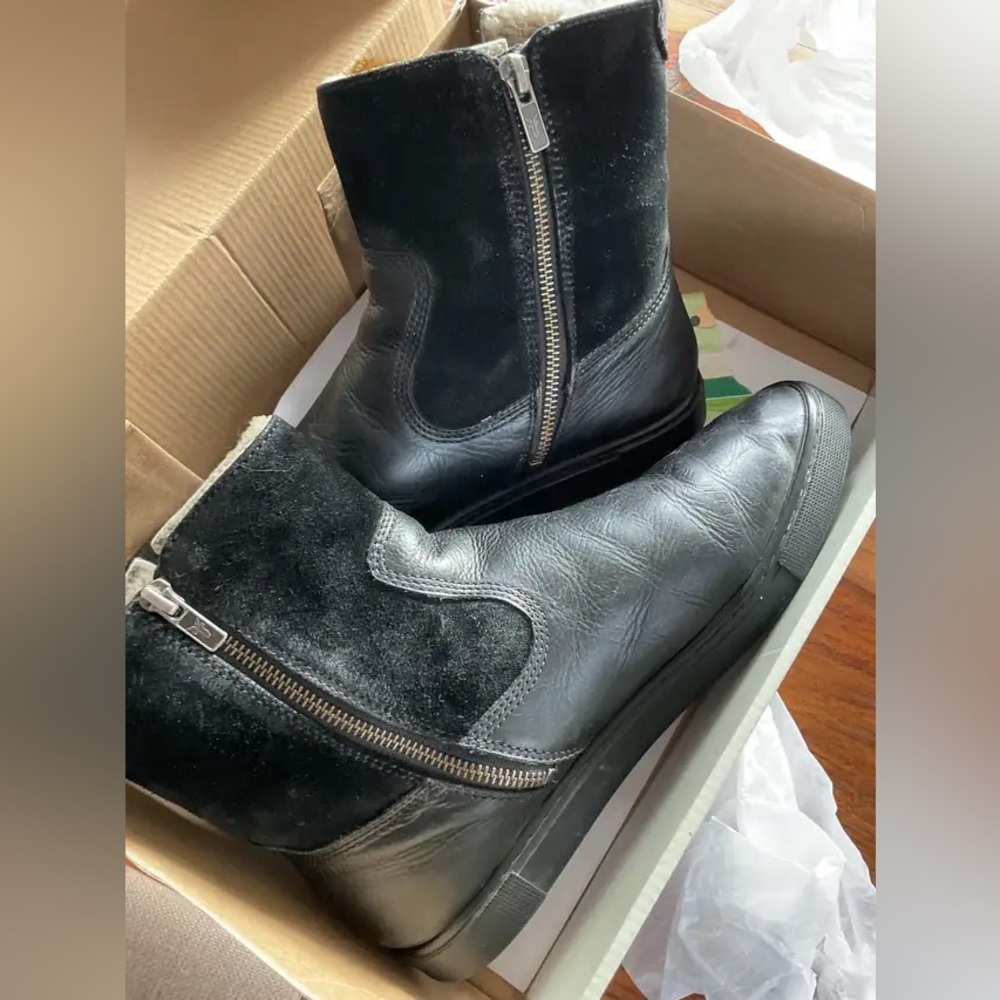 Frye shearling boots